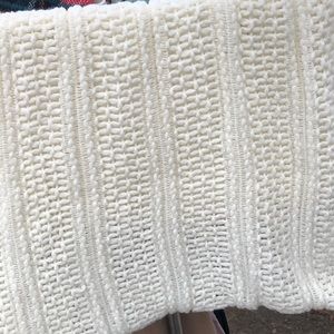 White Snood Scarf